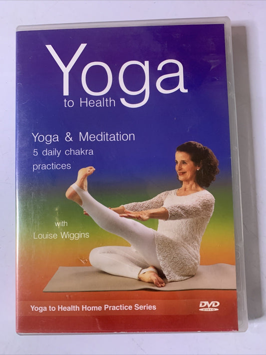 Yoga To Health: Yoga & Meditation (DVD) Louise Wiggins All Regions