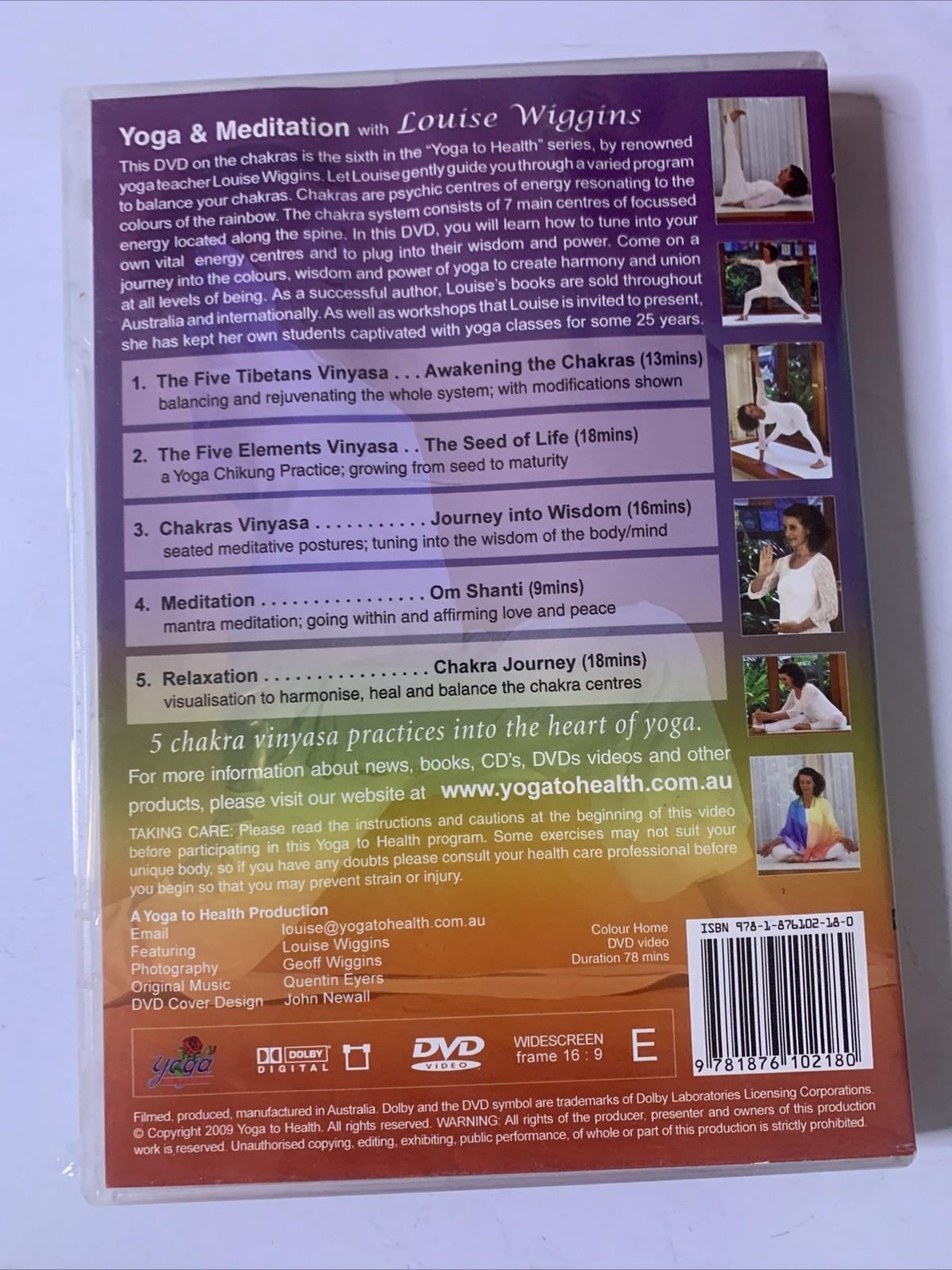 Yoga To Health: Yoga & Meditation (DVD) Louise Wiggins All Regions