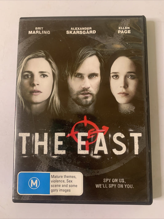 The East (DVD, 2013) Alexander Skarsgard, Brit Marling, Ellen Page Region 4