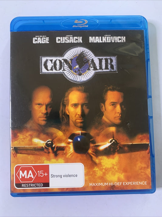Con Air (Blu-ray, 1997) John Cusack, John Malkovich, Nicolas Cage All Regions