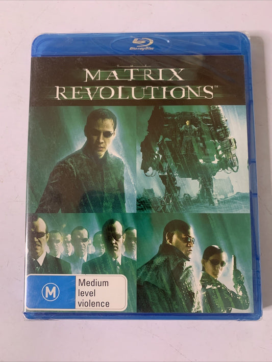 Matrix Revolutions (Blu-ray, 2003) Keanu Reeves Region B  NEW Sealed