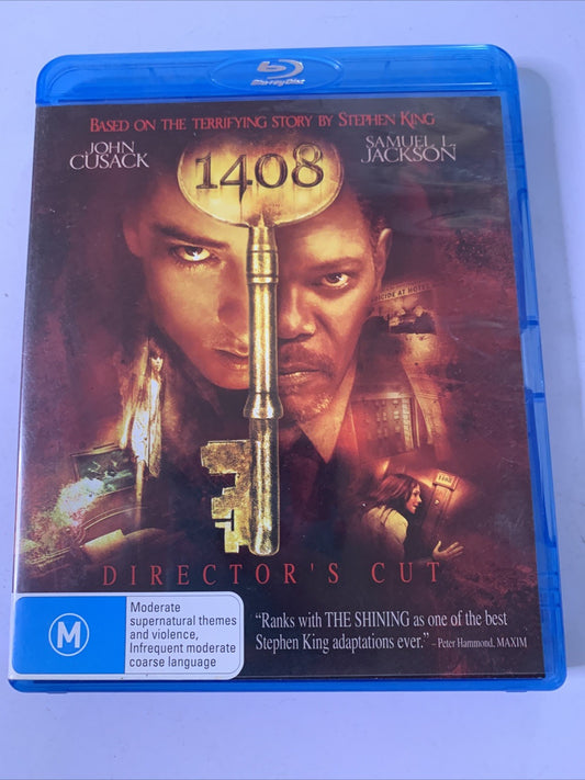 1408 (Director's Cut Edition, Blu-ray, 2007) John Cusack, Samuel L. Jackson