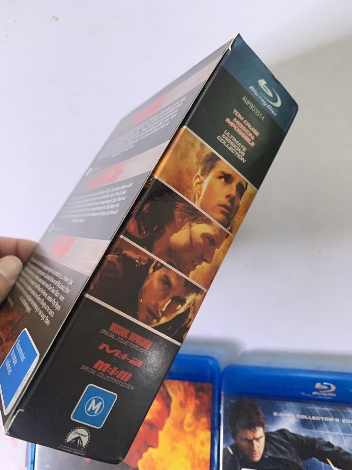 Mission Impossible 1,2,3 : Ultimate Missions Collection (Blu-ray, 1996) Region B