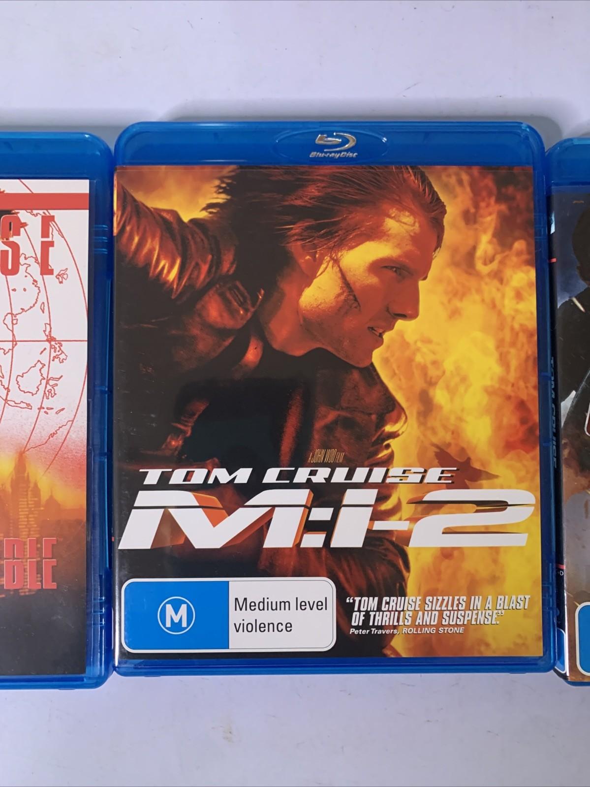 Mission Impossible 1,2,3 : Ultimate Missions Collection (Blu-ray, 1996) Region B