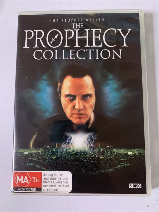 The Prophecy 1,2,3,4,5 Collection (DVD, 2017, 5-Disc) Christopher Walken Region4