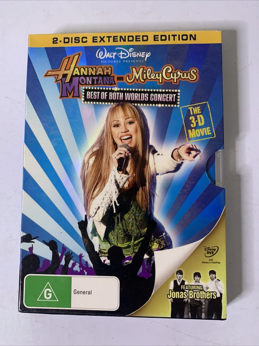 Hannah Montana and Miley Cyrus : Best of both Worlds Concert Tour (DVD, 2-Disc)