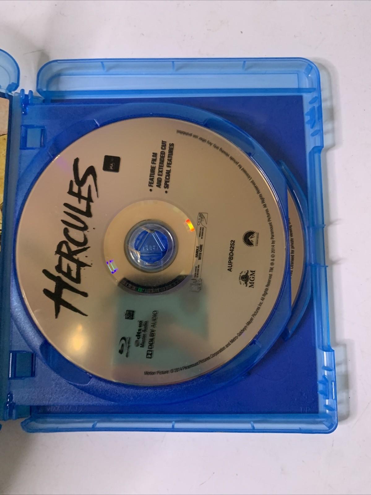 Hercules (Extended Edition, Blu-ray, 2014, 2-Discs) Dwayne Johnson  Region B