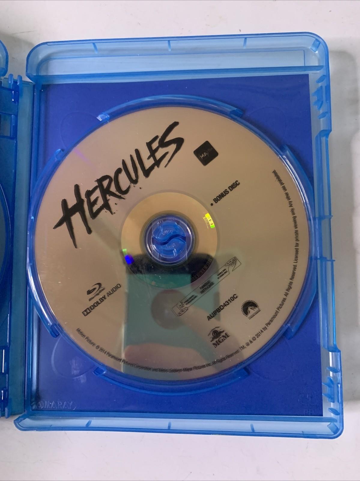 Hercules (Extended Edition, Blu-ray, 2014, 2-Discs) Dwayne Johnson  Region B