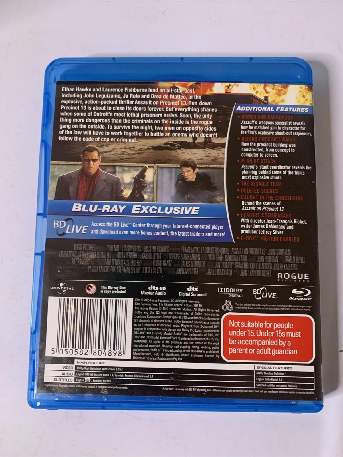 Assault On Precinct 13  (Blu-Ray, 2005) Ethan Hawke, John Leguizamo All Regions