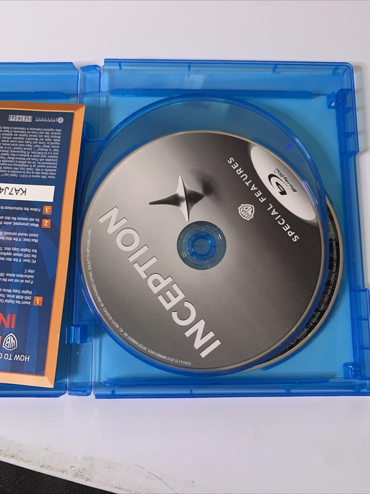 Inception (Blu-ray + DVD, 2010, 4-Discs) Leonardo DiCaprio Region B &4