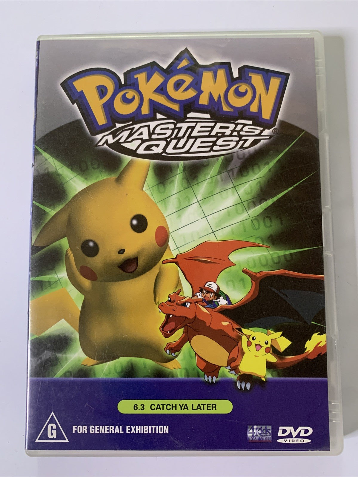 Pokemon Master's Quest: Catch Ya Later 6.3 (DVD, 2003) Anime Region 4