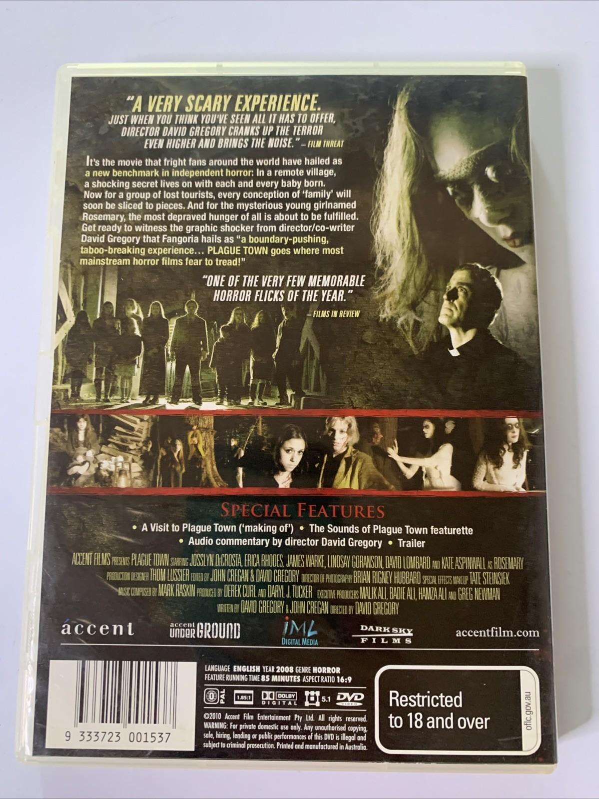 Plague Town (DVD, 2008) Josslyn Decrosta  Horror Film All Regions