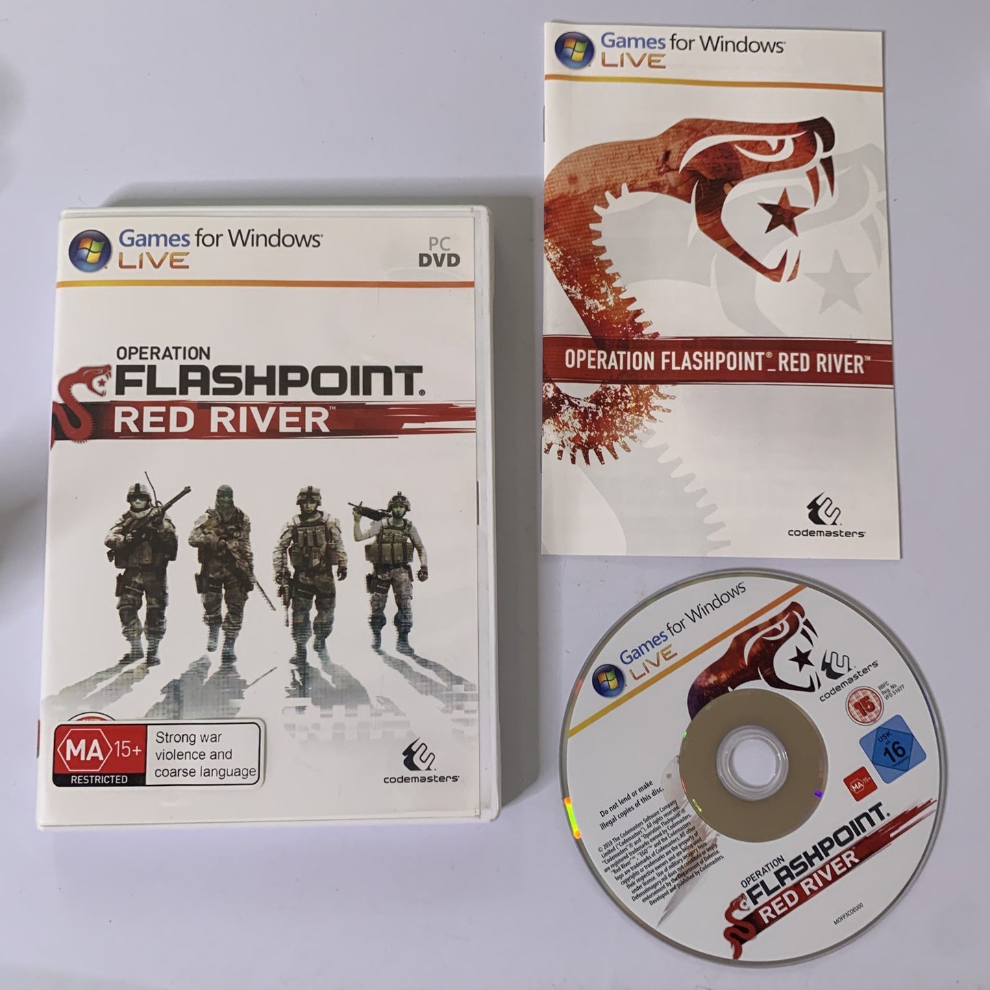 Operation Flashpoint: Red River PC DVD Windows Shooter Game
