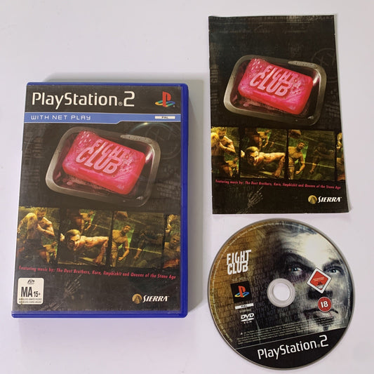 Fight Club PS2 Sony PlayStation 2 PAL 2004 Game Complete
