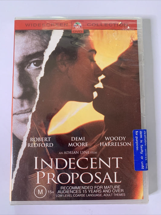 Indecent Proposal (DVD, 1993) Robert Redford, Woody Harrelson, Demi Moore NEW