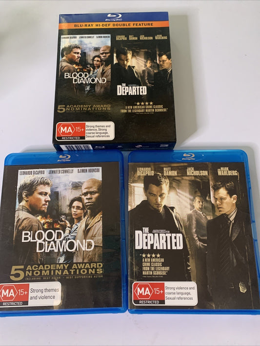 Blood Diamond / The Departed | Double Pack (Blu-ray) Leonardo DiCaprio Region B