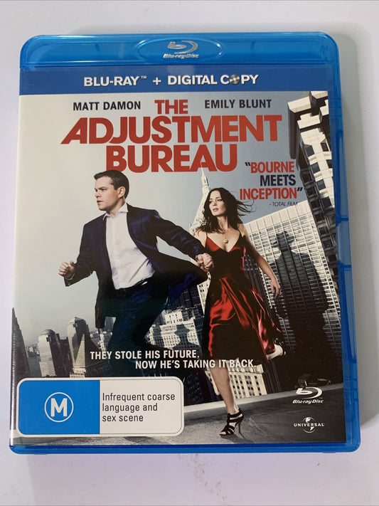 The Adjustment Bureau (Blu-ray, 2011) Emily Blunt, Matt Damon Region B