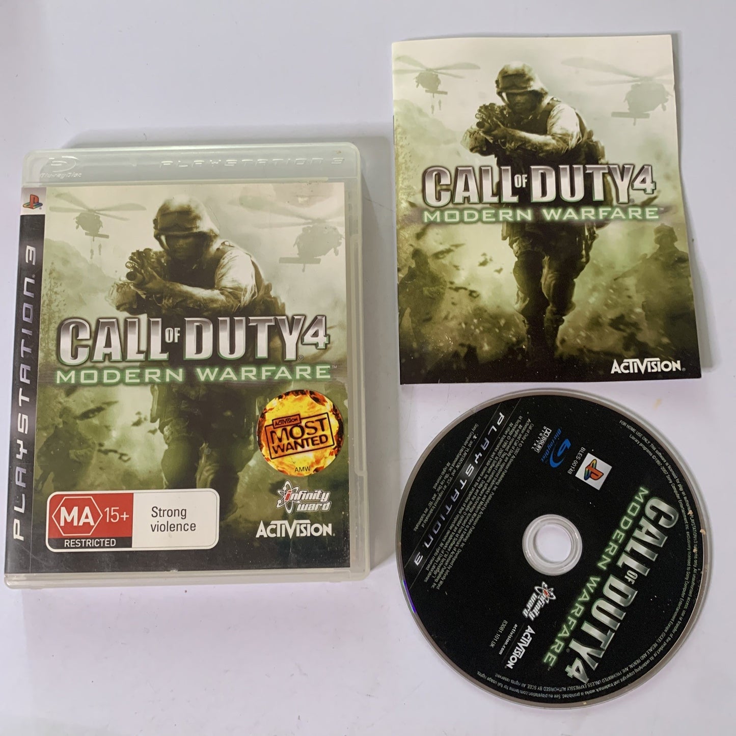 Call Of Duty 4: Modern Warfare PS3 Sony Playstation 3 Game Complete