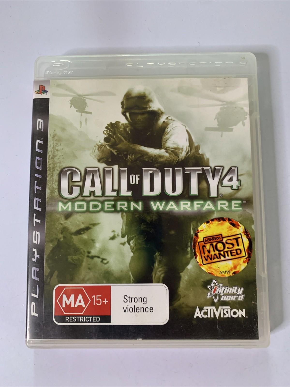 Call Of Duty 4: Modern Warfare PS3 Sony Playstation 3 Game Complete