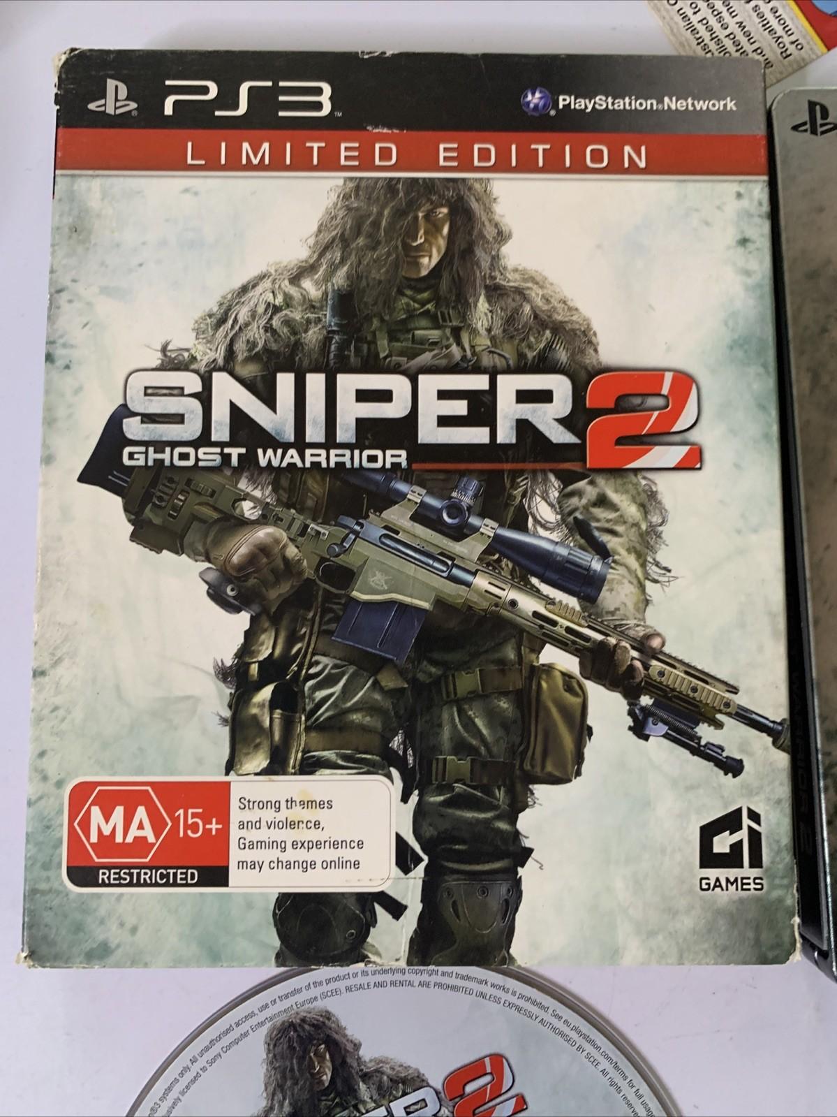 Sniper 2 Ghost Warrior Limited Edition PS3 Sony PlayStation 3 Game Complete