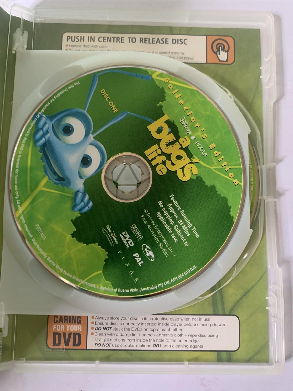 A Bug's Life  (DVD, 1998) Disney Pixar Film Animation Region 4