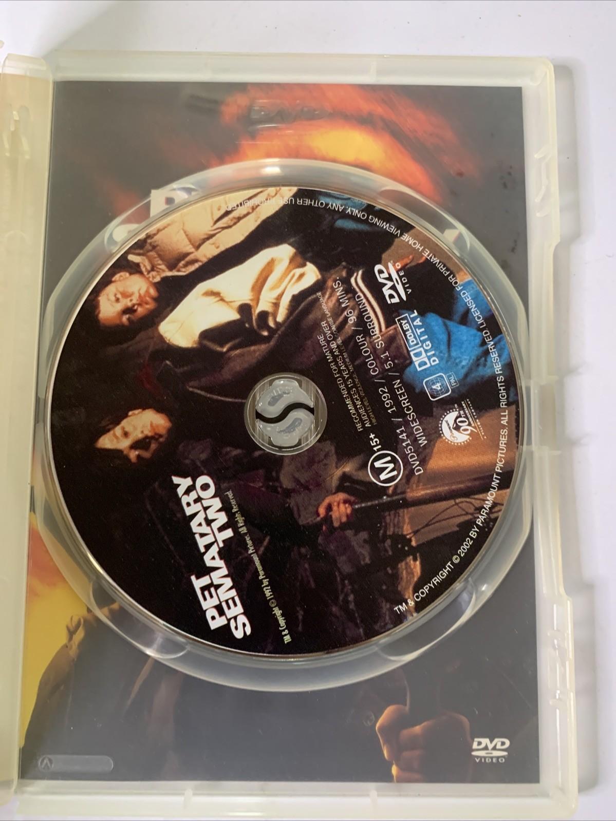 Pet Sematary Two (DVD, 1992) Edward Furlong, Anthony Edwards Horror Region 4