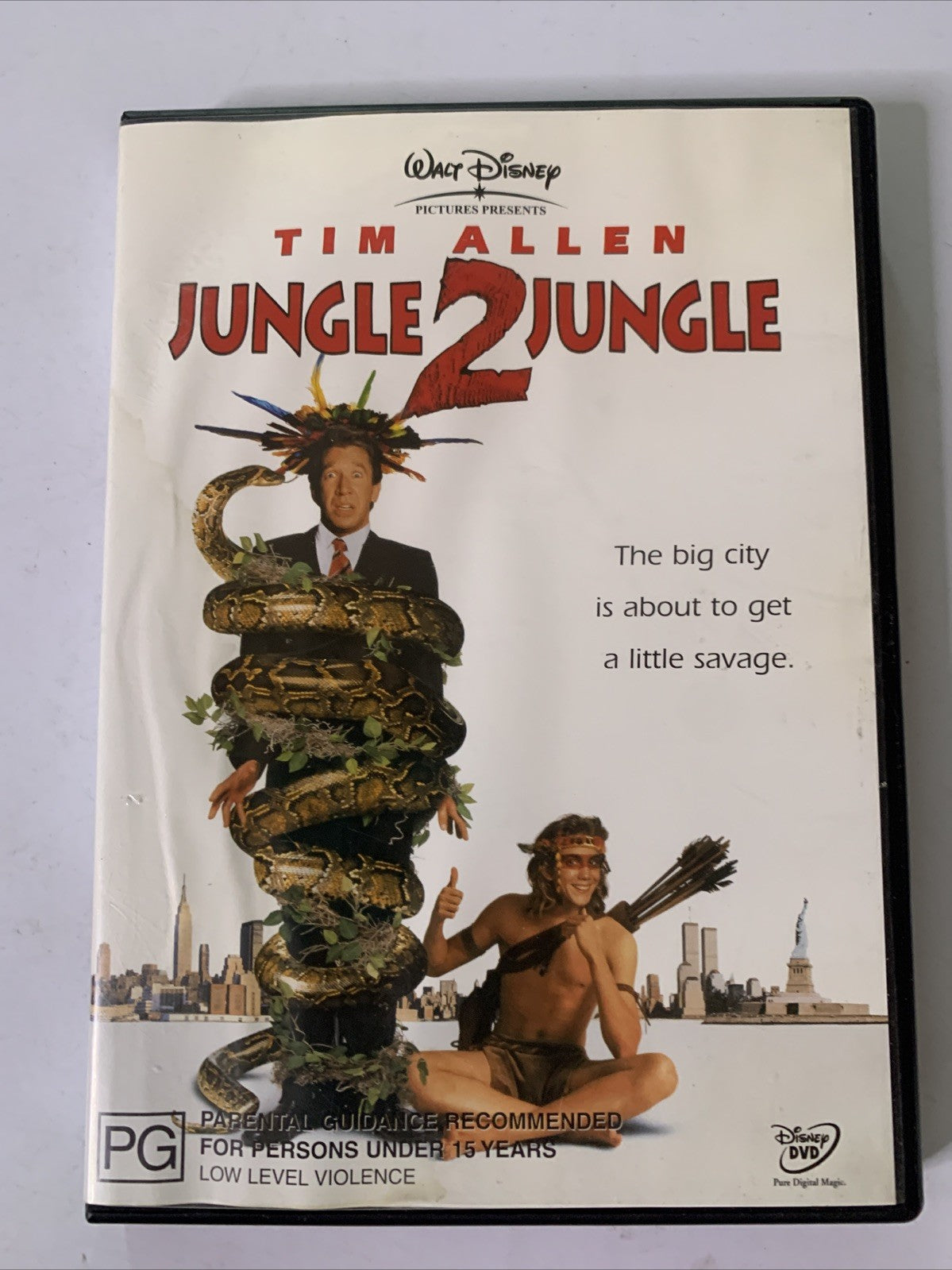 Jungle 2 Jungle (DVD, 1997) Martin Short, Tim Allen Disney Film  Region 4