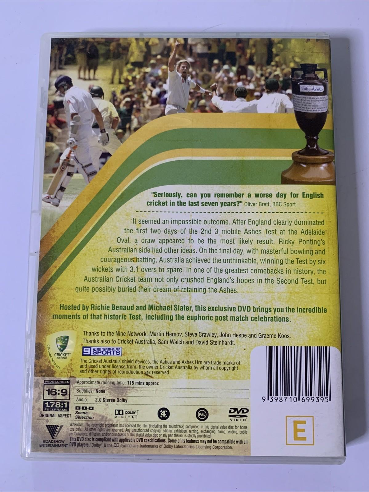 Amazing Adelaide: The 2nd 2006/7 Mobile Cricket Ashes Test (DVD, 2006) Region 4