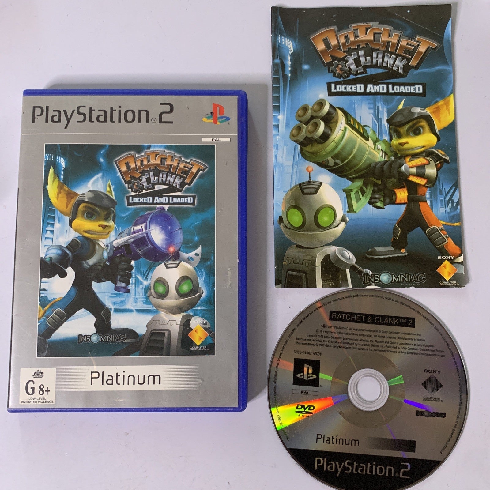 Ratchet & Clank 2: Locked And Loaded PS2 Sony PlayStation 2 PAL Game C ...