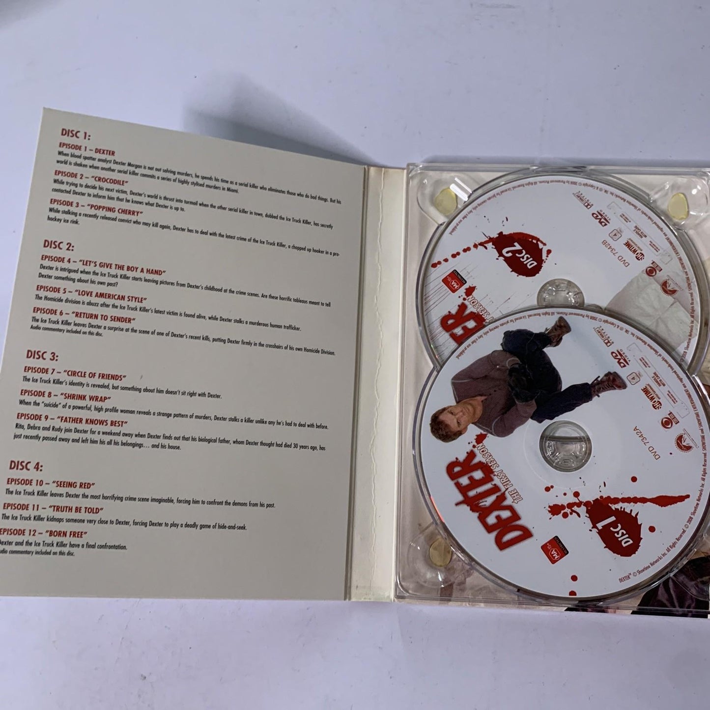 Dexter : The Complete Season 1 (DVD, 2006, 4-Discs) Michael C. Hall  Region 4