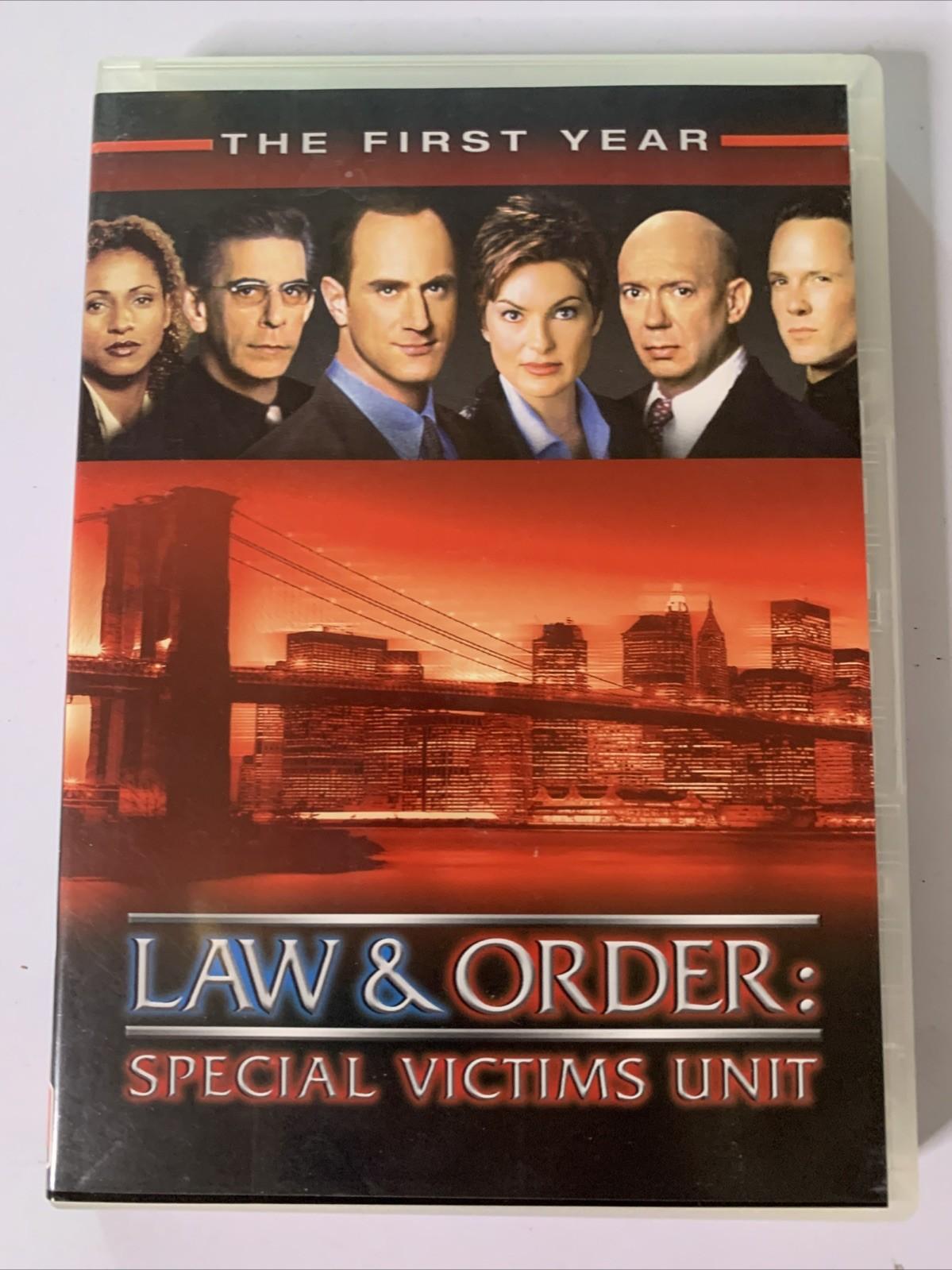Law & Order: Special Victims Unit : Season 1 (DVD, 1999, 6-DIscs) Region 4 &2