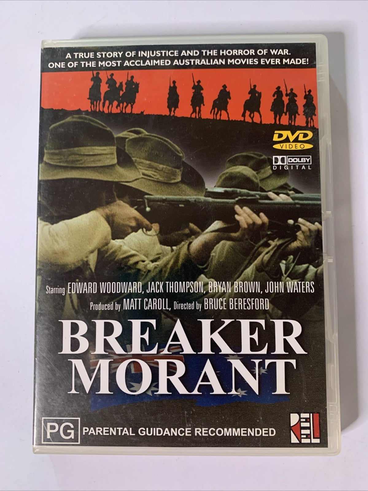 Breaker Morant (DVD, 1980) Bryan Brown, John Waters, Jack Thompson Region 4