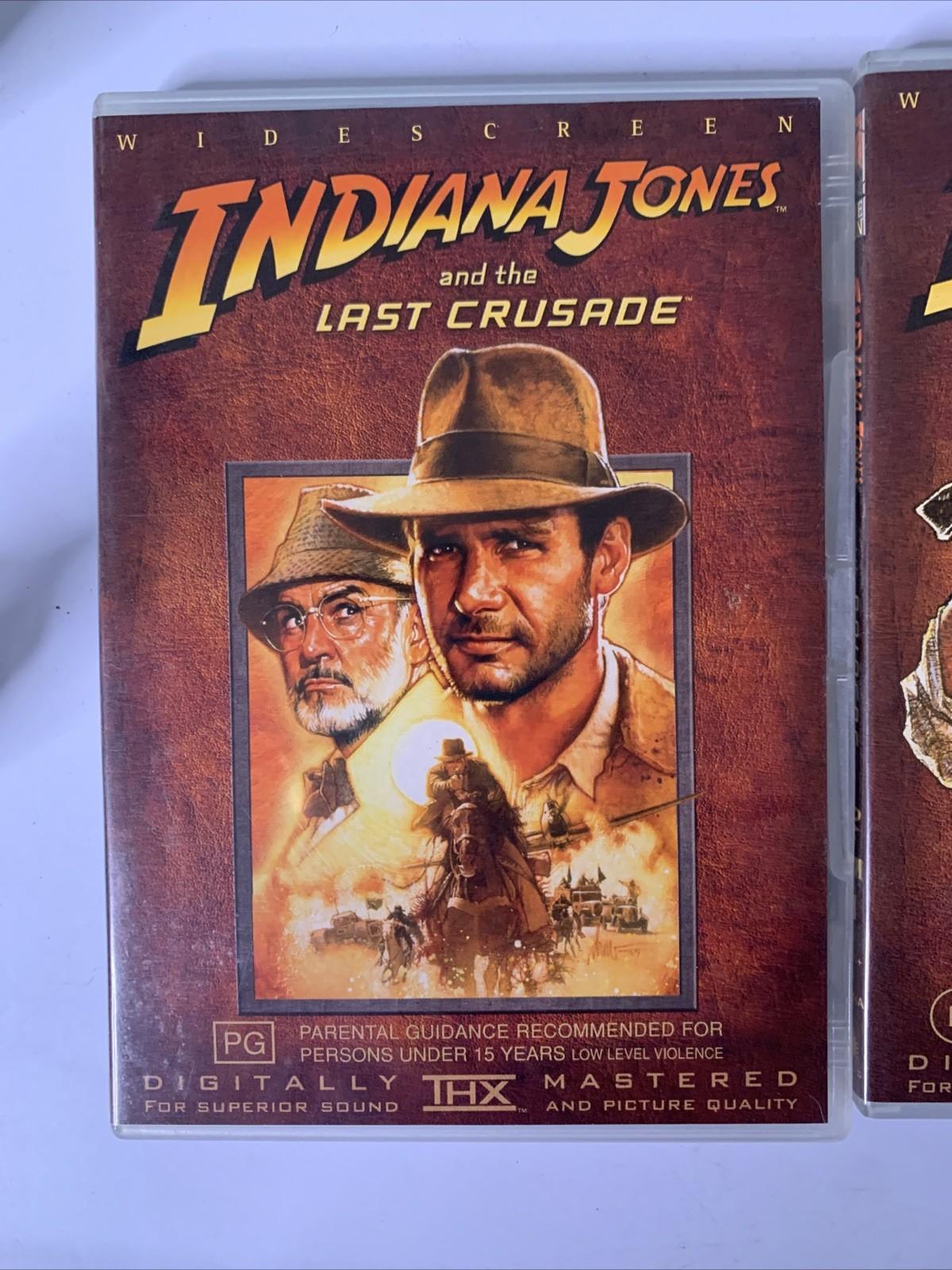 Indiana Jones : The Complete Movie Collection Box Set (DVD, 2003) Region 4