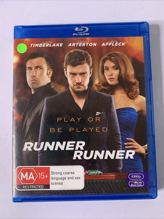 Runner Runner (Blu-ray, 2013) Ben Affleck, Justin Timberlake, Bernie O Region B