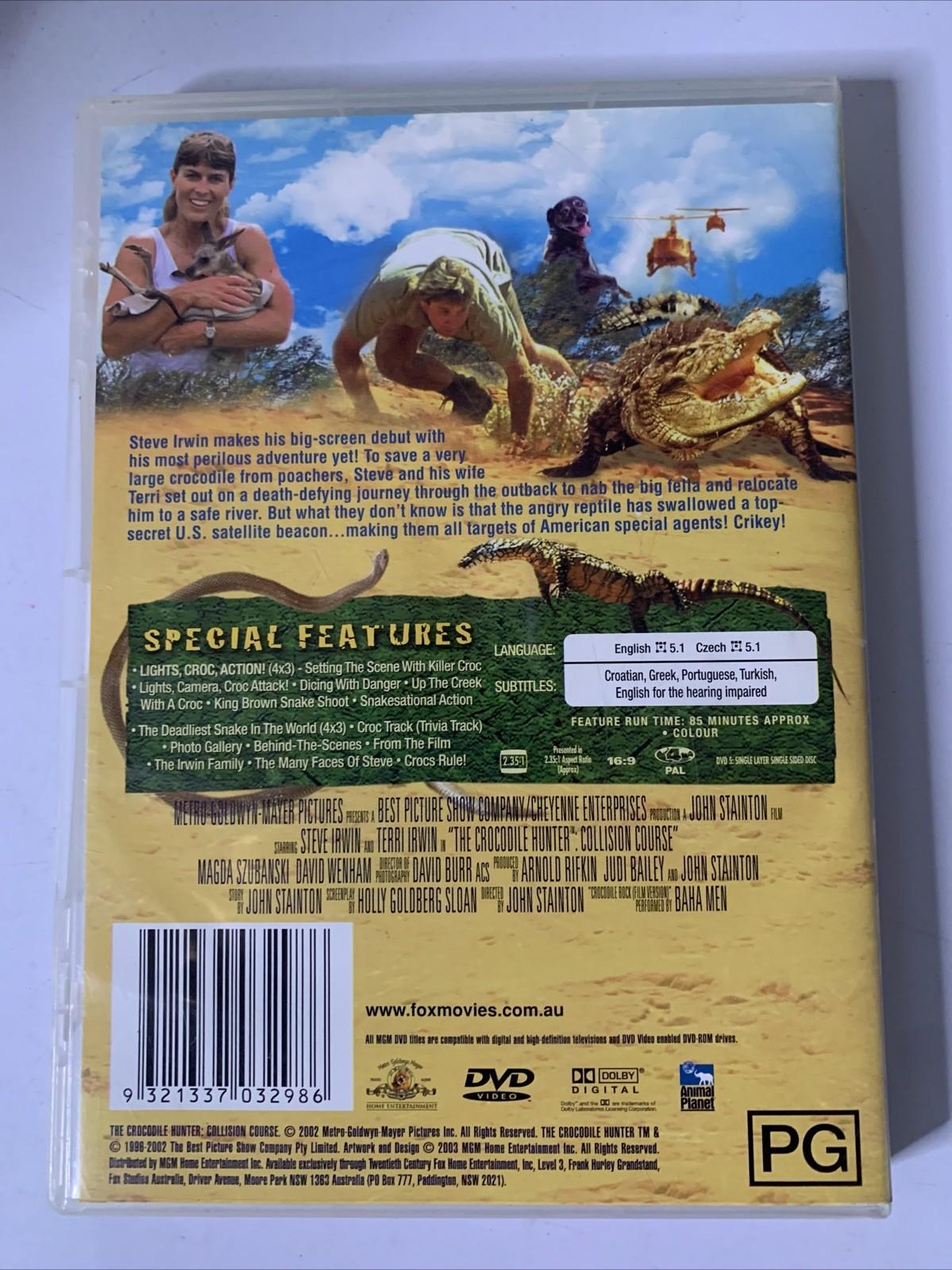The Crocodile Hunter: Collision Course (Special Edition, DVD, 2002) Steve Irwin