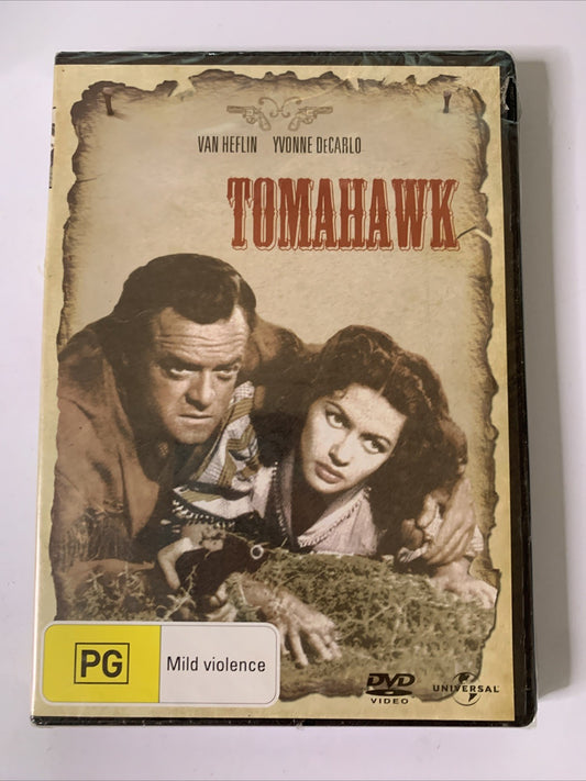Tomahawk (DVD, 1951) Van Heflin, Yvonne DeCarlo Region 4 &2 NEW