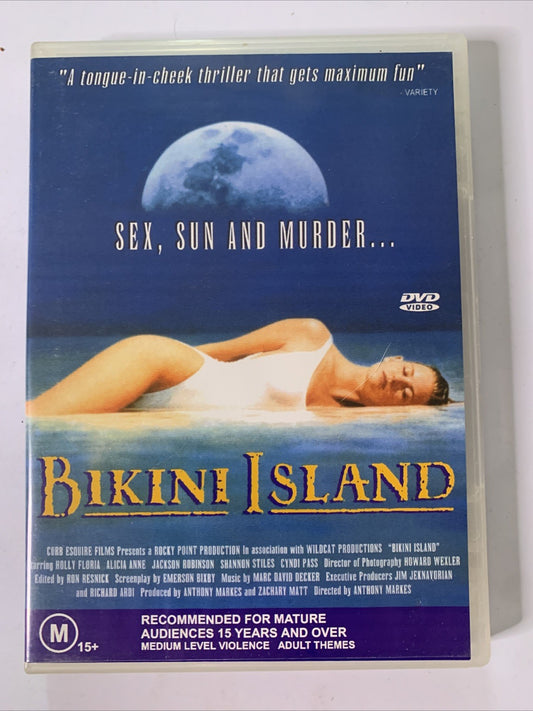 Bikini Island (DVD, 1991) Holly Floria, Jackson Robinson Horror Film Region 4