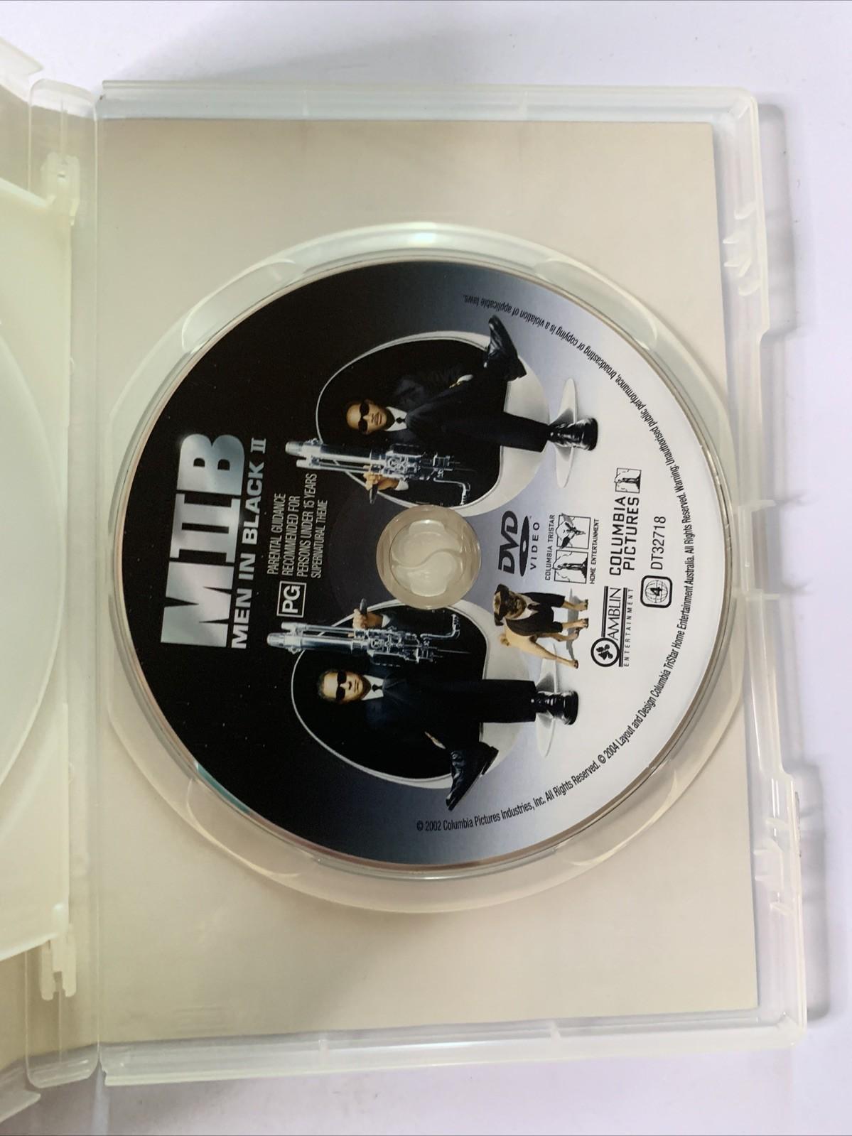 Men in Black / Men in Black II (DVD, 2002) Tommy Lee Jones, Will Smith Region 4