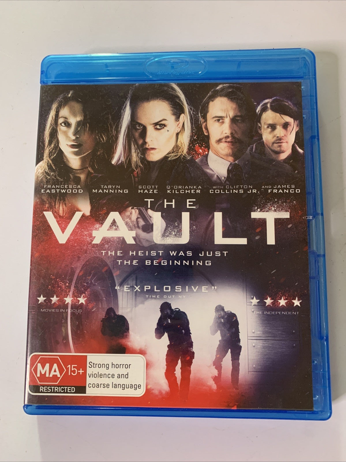 The Vault (Blu-Ray, 2017) James Franco, Francesca Eastwood, Taryn Manning