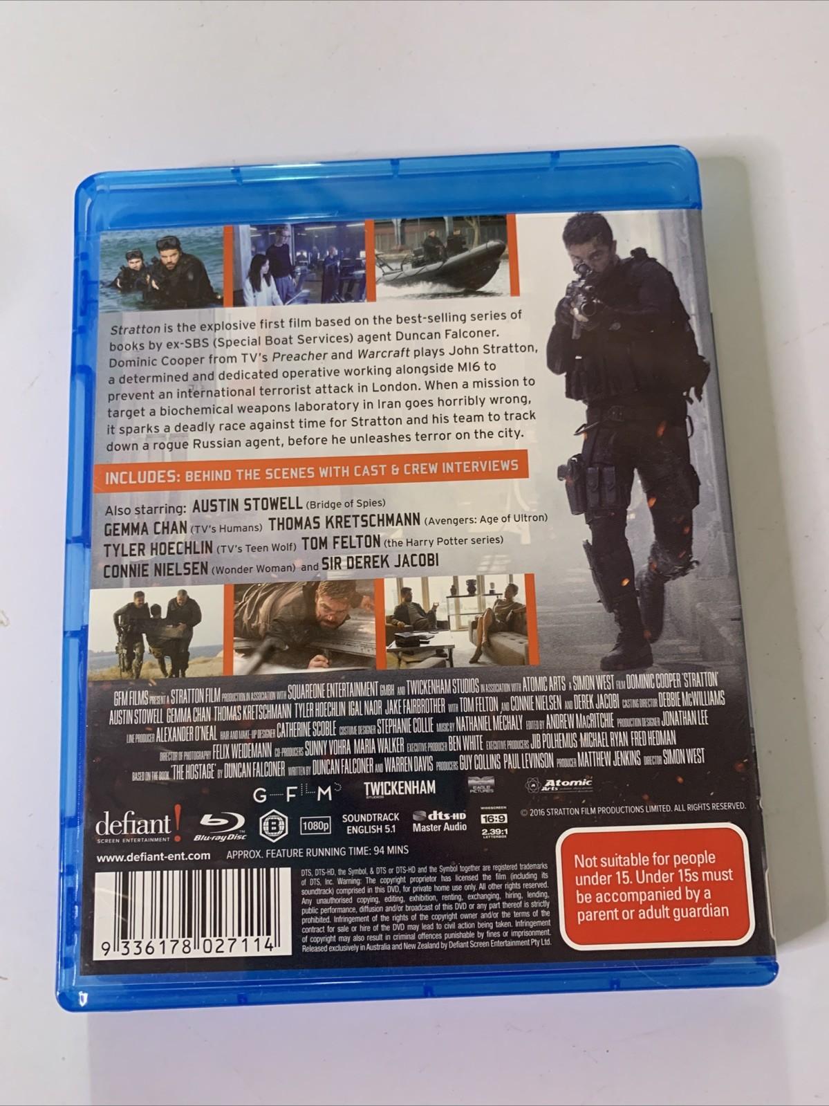 Stratton (Blu-ray, 2017) Dominic Cooper Region B