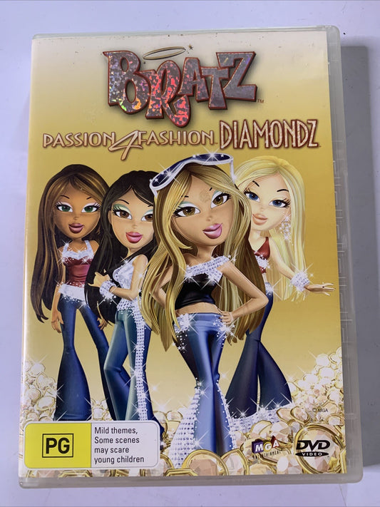 Bratz Passion 4 Fashion Diamondz (DVD, 2006) Animation Region 4