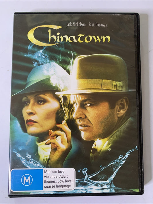 Chinatown (DVD, 1974)  Jack Nicholson, John Hillerman, Faye Dunaway Region 4