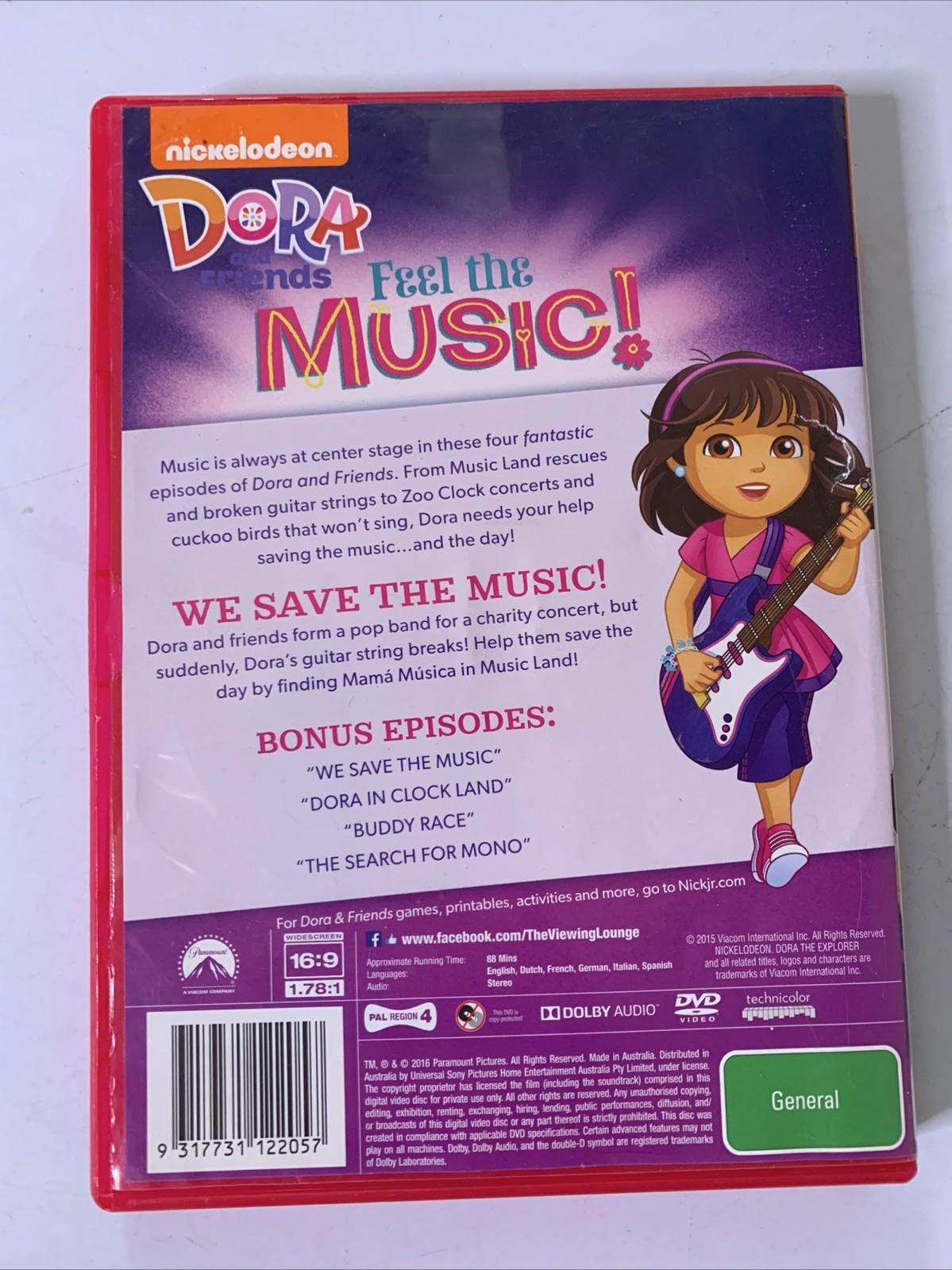 Dora & Friends: Feel the Music! (DVD, 2015) Animation Region 4
