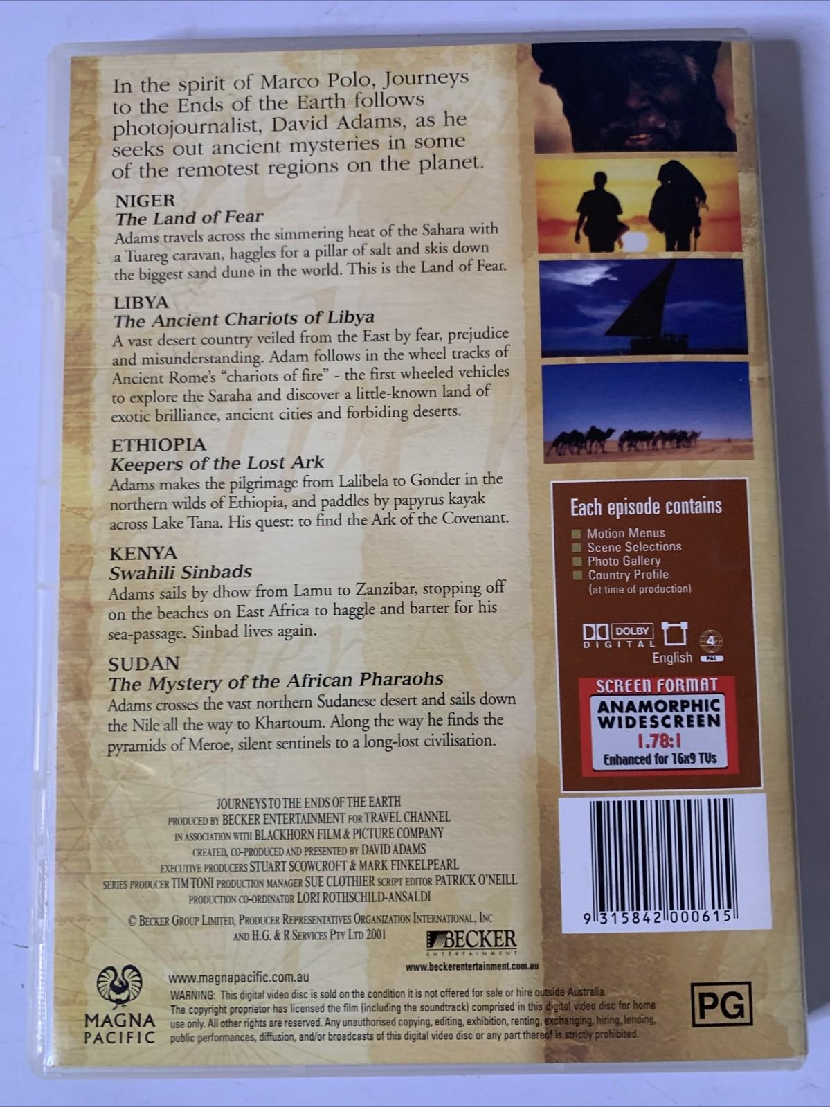 Journeys to the Ends Of the Earth : Vol 3 (DVD, 2001, 2-Discs) Region 4
