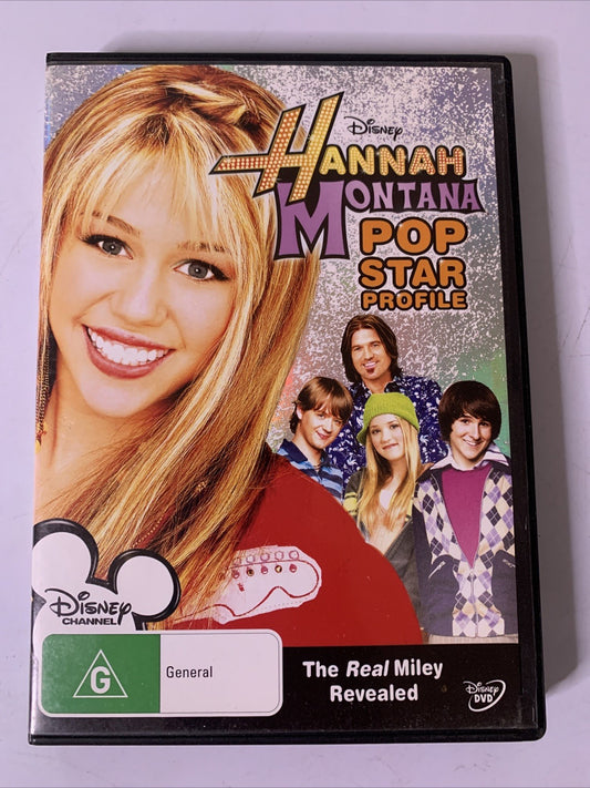 Hannah Montana: Pop Star Profile (DVD, 2006) Disney Miley Cyrus Region 4