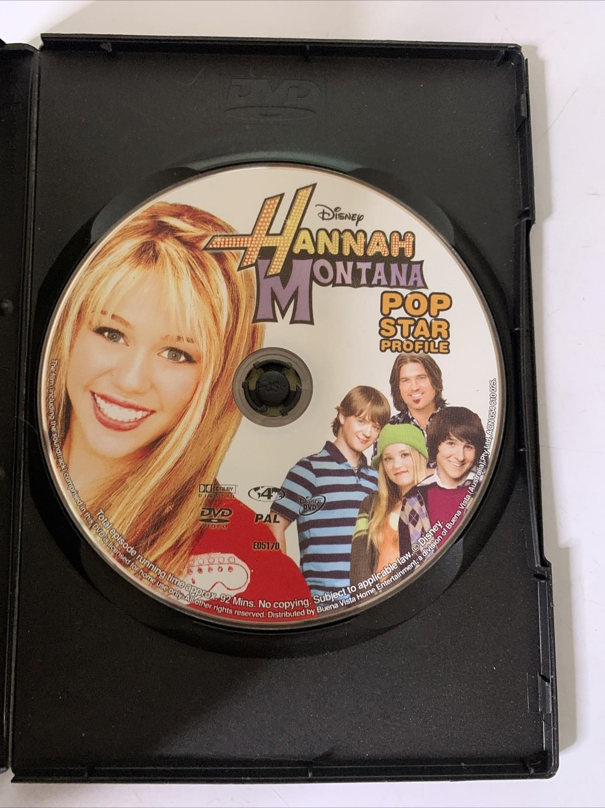 Hannah Montana: Pop Star Profile (DVD, 2006) Disney Miley Cyrus Region 4