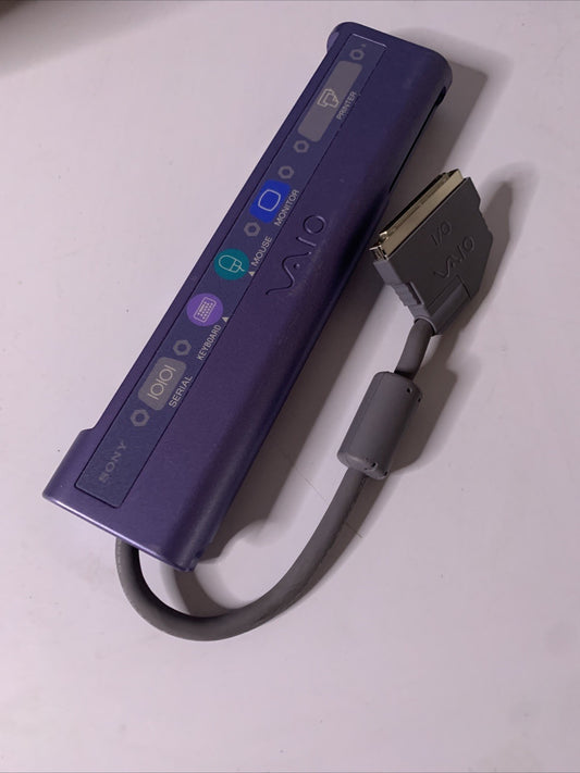 Sony Laptop VAIO Port Replicator VGA Serial Parallel PS/2 PCGA-PR5