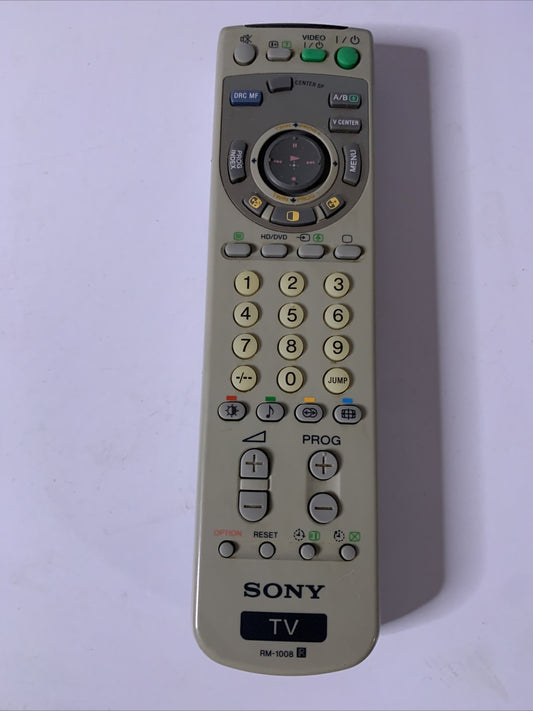 Genuine Sony TV Remote Control RM-1008 For Sony DVD MD CD  *Missing Battery Lid