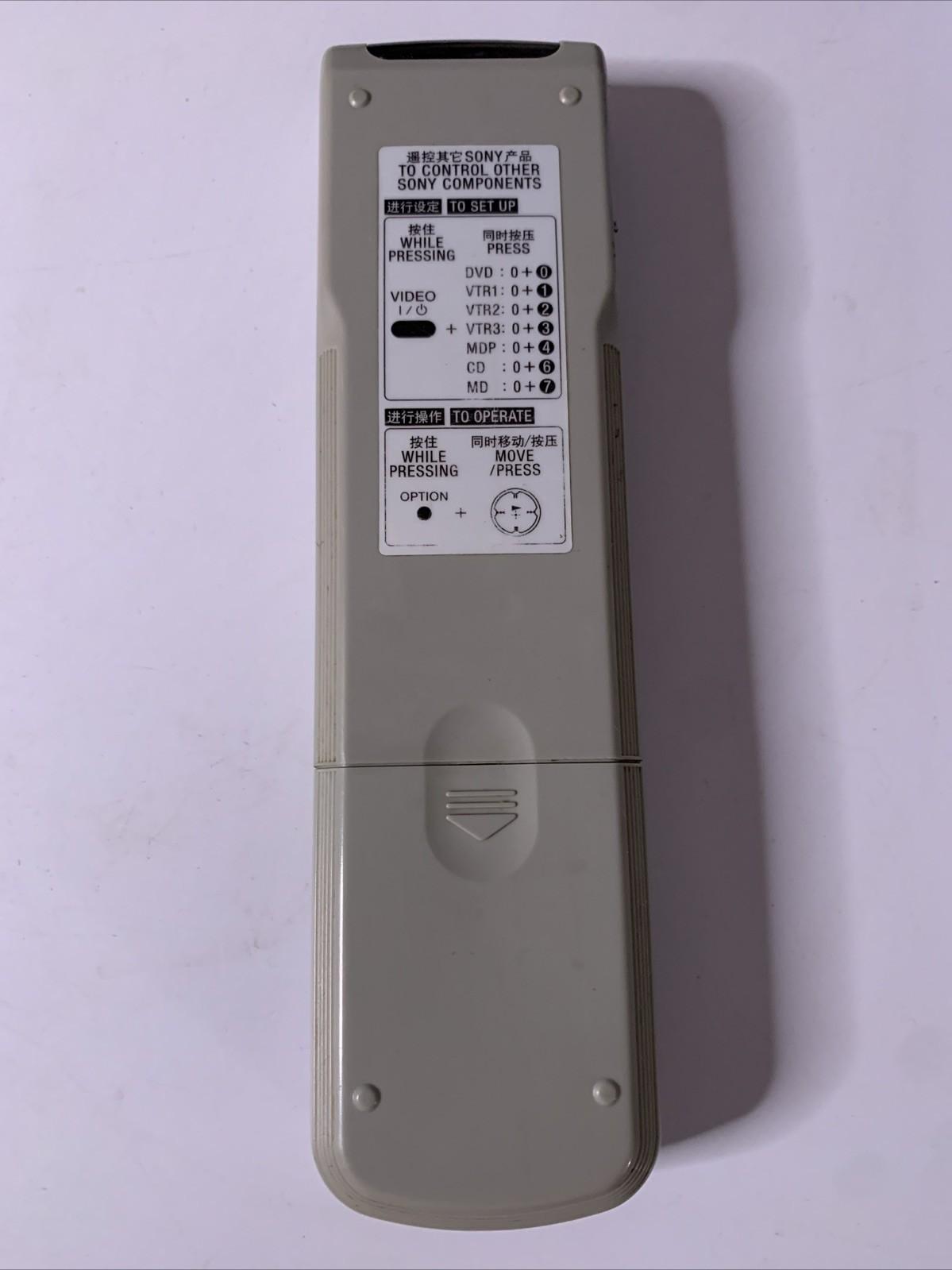 Genuine Sony TV Remote Control RM-1008 For Sony DVD MD CD  *Missing Battery Lid