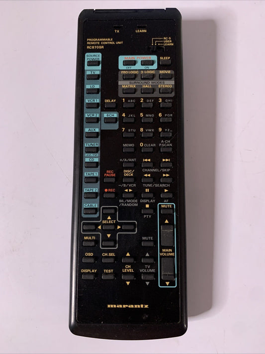 Genuine Marantz RC870SR Remote Control For AV Receiver *Missing Battery Lid